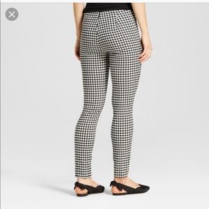 High Waist Gingham Pants